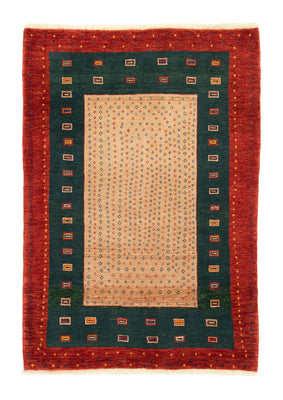 Tapis Gabbeh - Loribaft Persan - 153 x 103 cm - or
