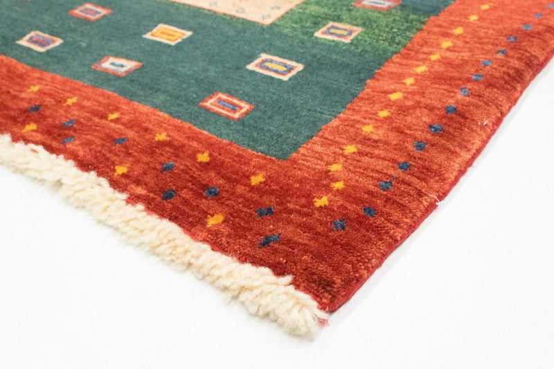 Tapis Gabbeh - Loribaft Persan - 153 x 103 cm - or