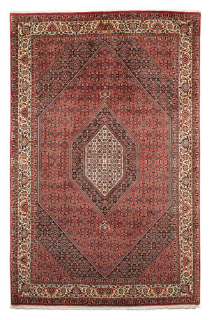 Tapis persan - Bidjar - 300 x 203 cm - rouge clair