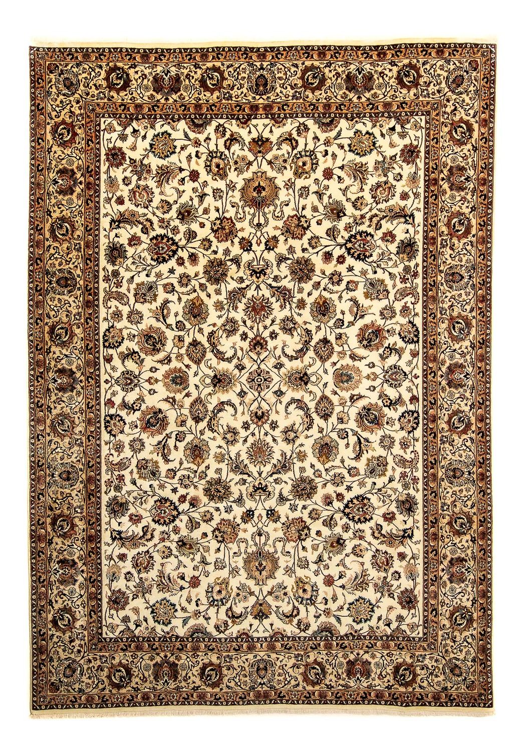 Tapis persan - Classique - 342 x 246 cm - beige