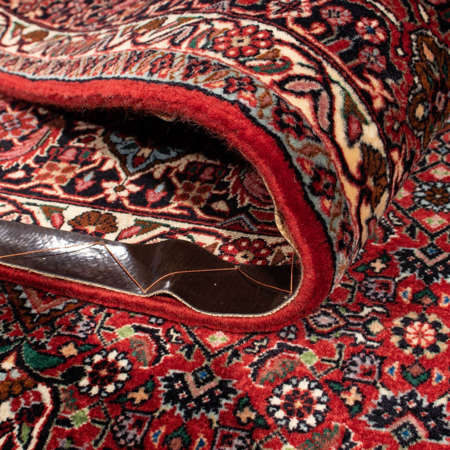 Tapis persan - Bidjar - 300 x 203 cm - rouge foncé