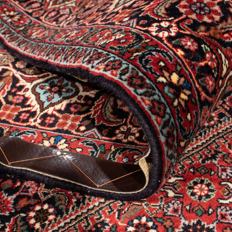 Tapis persan - Bidjar - 309 x 208 cm - rouge foncé