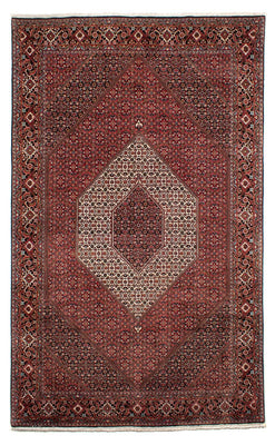 Tapis persan - Bidjar - 317 x 201 cm - rouge foncé