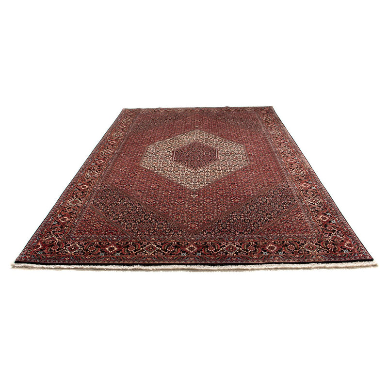 Tapis persan - Bidjar - 317 x 201 cm - rouge foncé