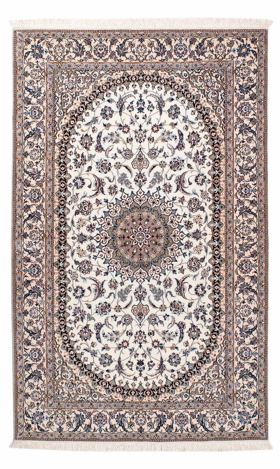 Tapis persan - Nain - Premium - 204 x 129 cm - beige