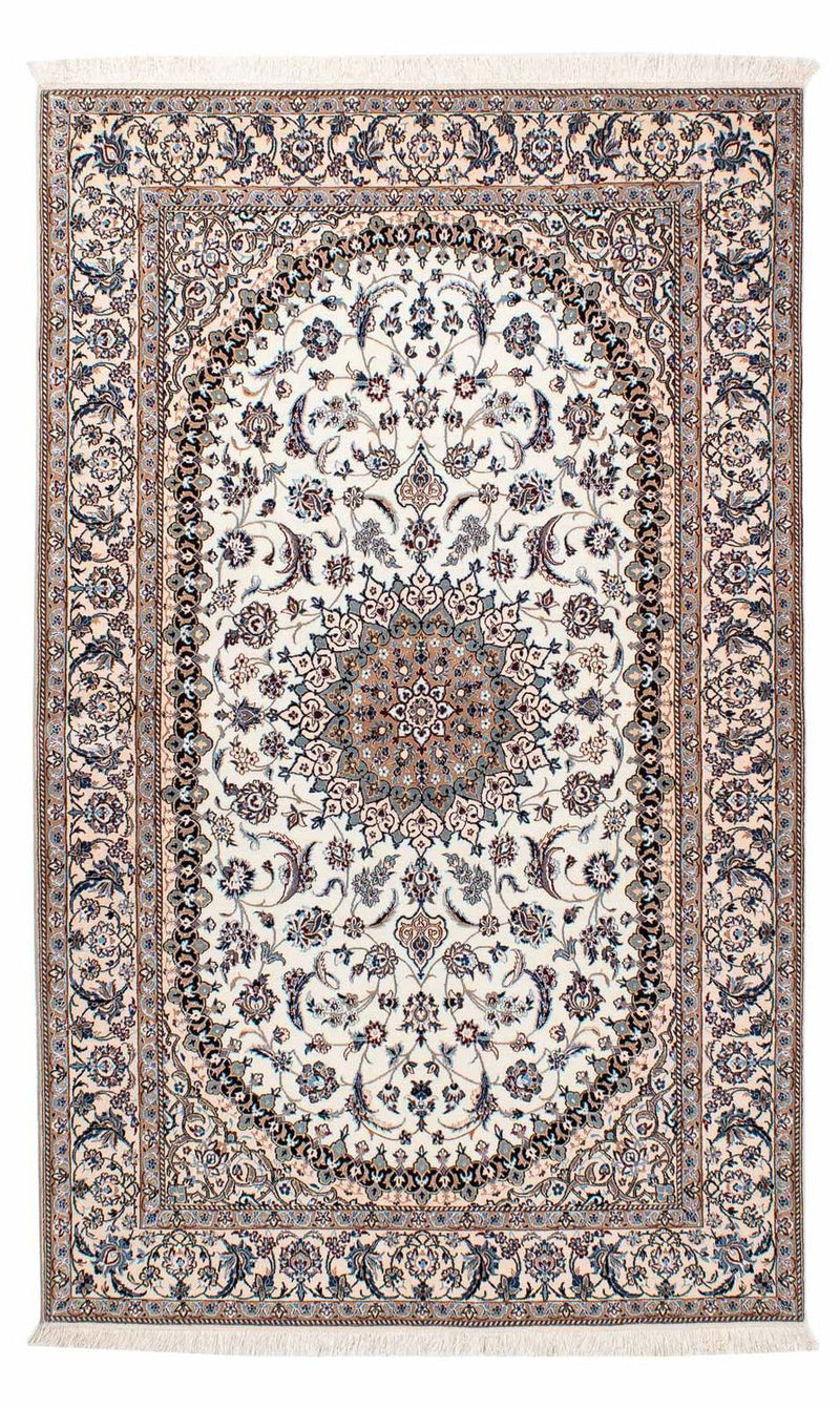 Tapis persan - Nain - Premium - 204 x 129 cm - beige