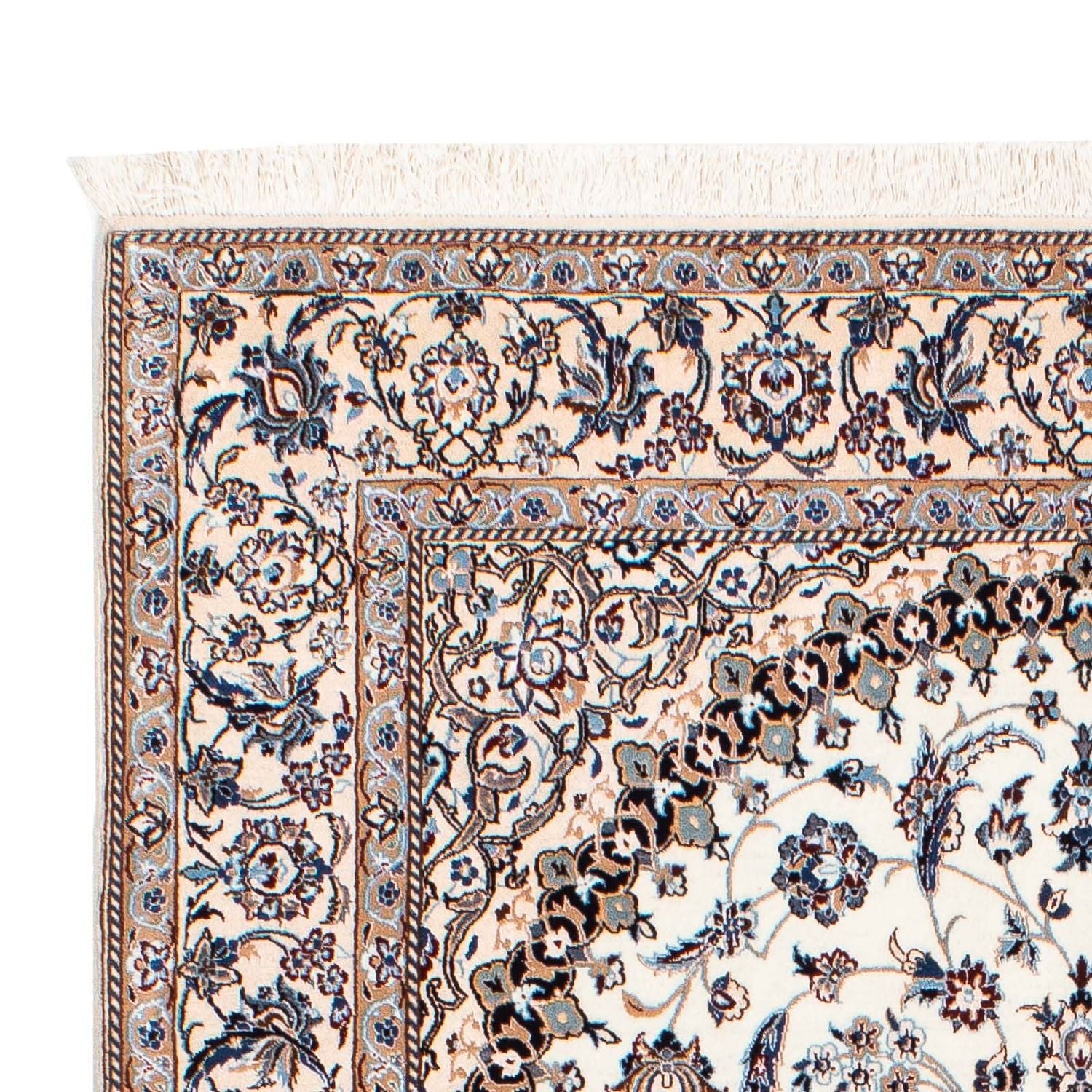 Tapis persan - Nain - Premium - 204 x 129 cm - beige