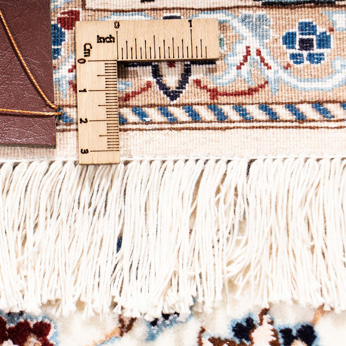 Tapis persan - Nain - Premium - 204 x 129 cm - beige