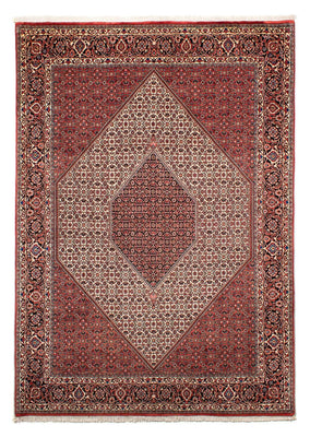 Tapis persan - Bidjar - 289 x 204 cm - rouge foncé