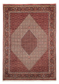 Tapis persan - Bidjar - 289 x 204 cm - rouge foncé
