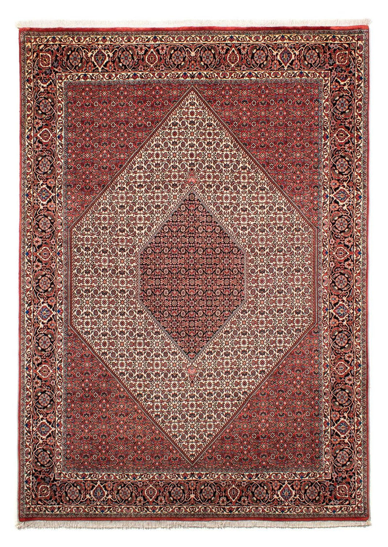 Tapis persan - Bidjar - 289 x 204 cm - rouge foncé