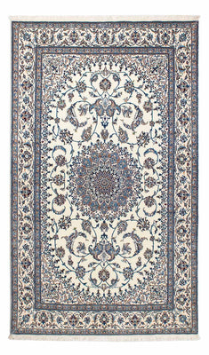 Tapis persan - Nain - Premium - 205 x 128 cm - beige
