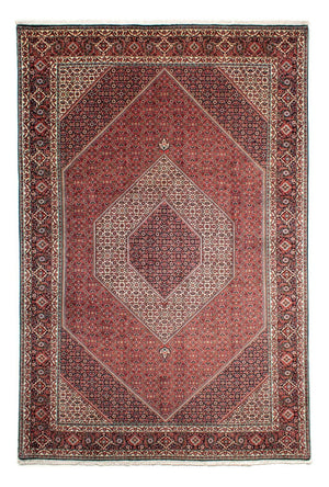 Tapis persan - Bidjar - 311 x 205 cm - rouge clair