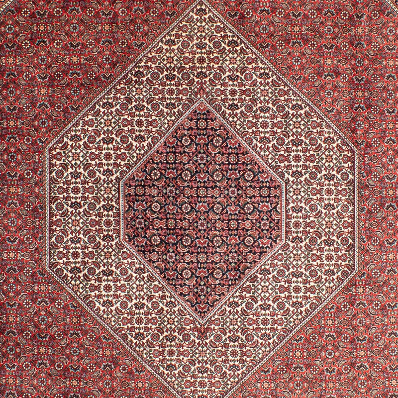 Tapis persan - Bidjar - 311 x 205 cm - rouge clair