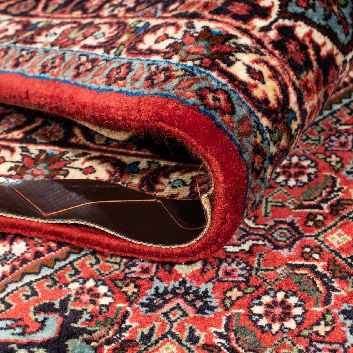 Tapis persan - Bidjar - 288 x 207 cm - rouge clair