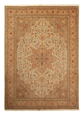 Tapis persan - Tabriz - Royal - 344 x 251 cm - marron clair