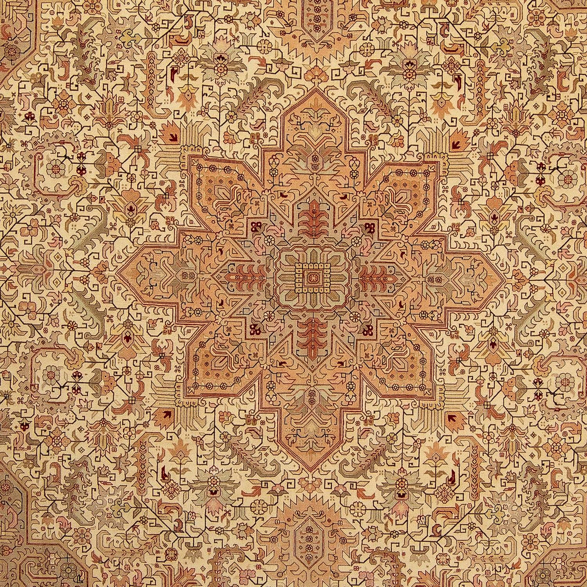 Tapis persan - Tabriz - Royal - 344 x 251 cm - marron clair