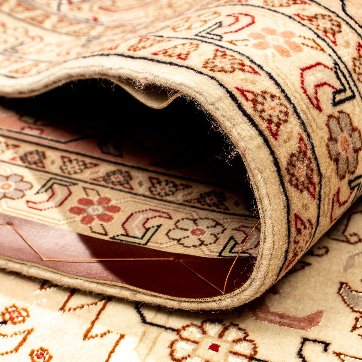 Tapis persan - Tabriz - Royal - 344 x 251 cm - marron clair