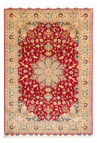 Tapis persan - Tabriz - Royal - 300 x 205 cm - rouge foncé