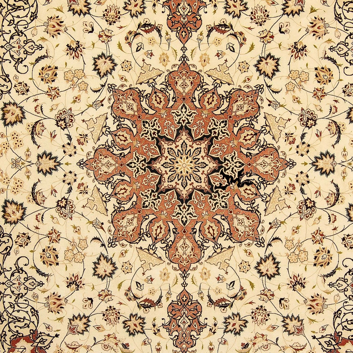Tapis persan - Tabriz - Royal - 352 x 254 cm - beige