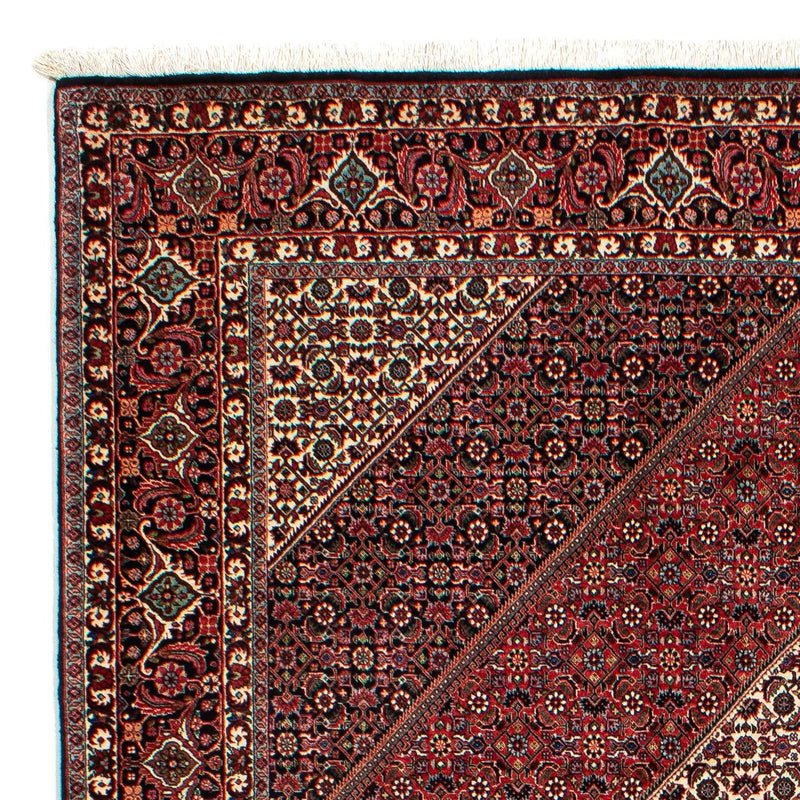 Tapis persan - Bidjar - 300 x 206 cm - rouge foncé