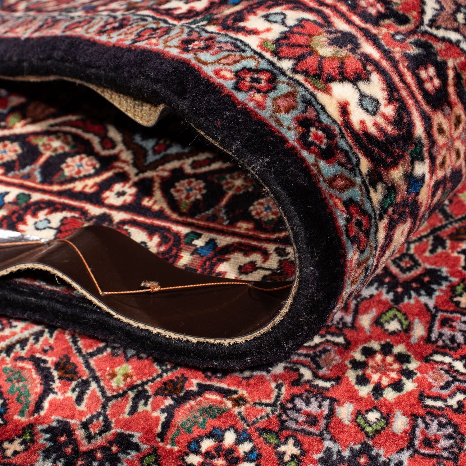 Tapis persan - Bidjar - 300 x 206 cm - rouge foncé