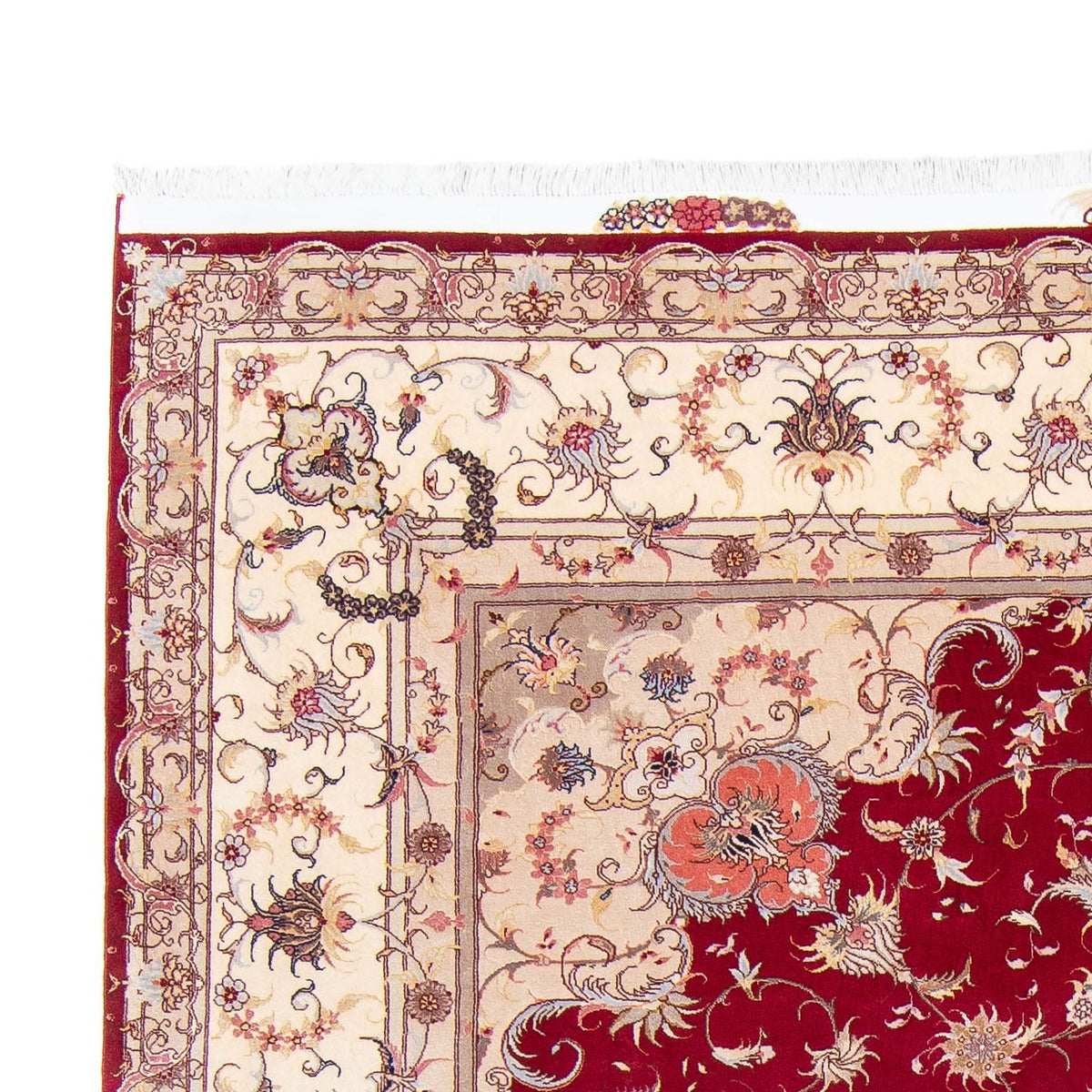 Tapis persan - Tabriz - Royal - 305 x 253 cm - rouge foncé