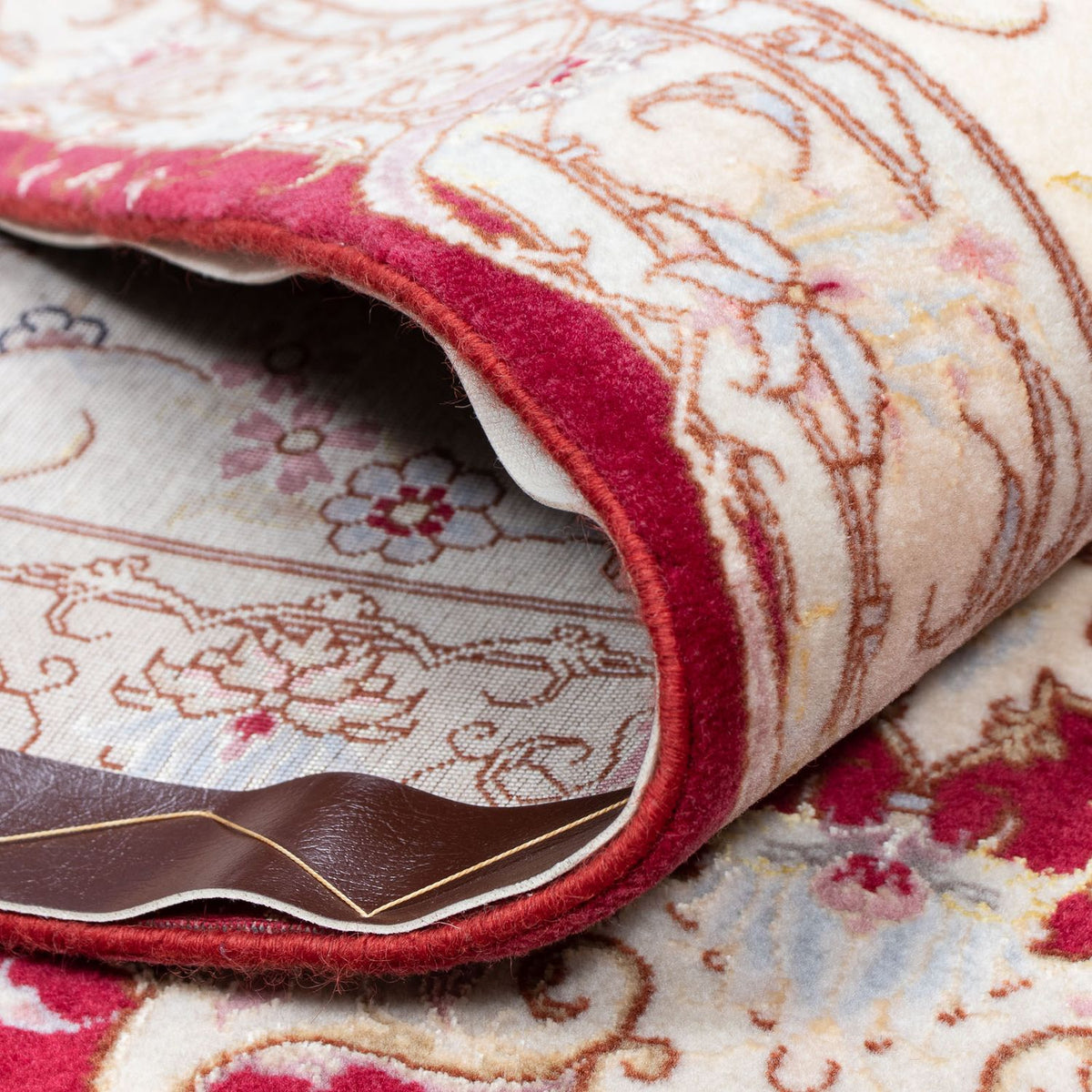 Tapis persan - Tabriz - Royal - 305 x 253 cm - rouge foncé