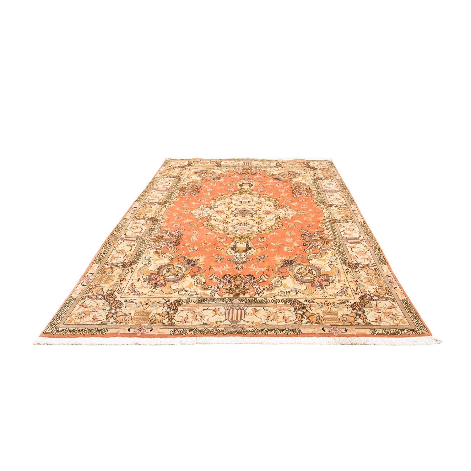 Tapis persan - Tabriz - Royal - 304 x 200 cm - beige