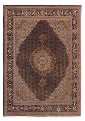 Tapis persan - Tabriz - 360 x 253 cm - marron foncé