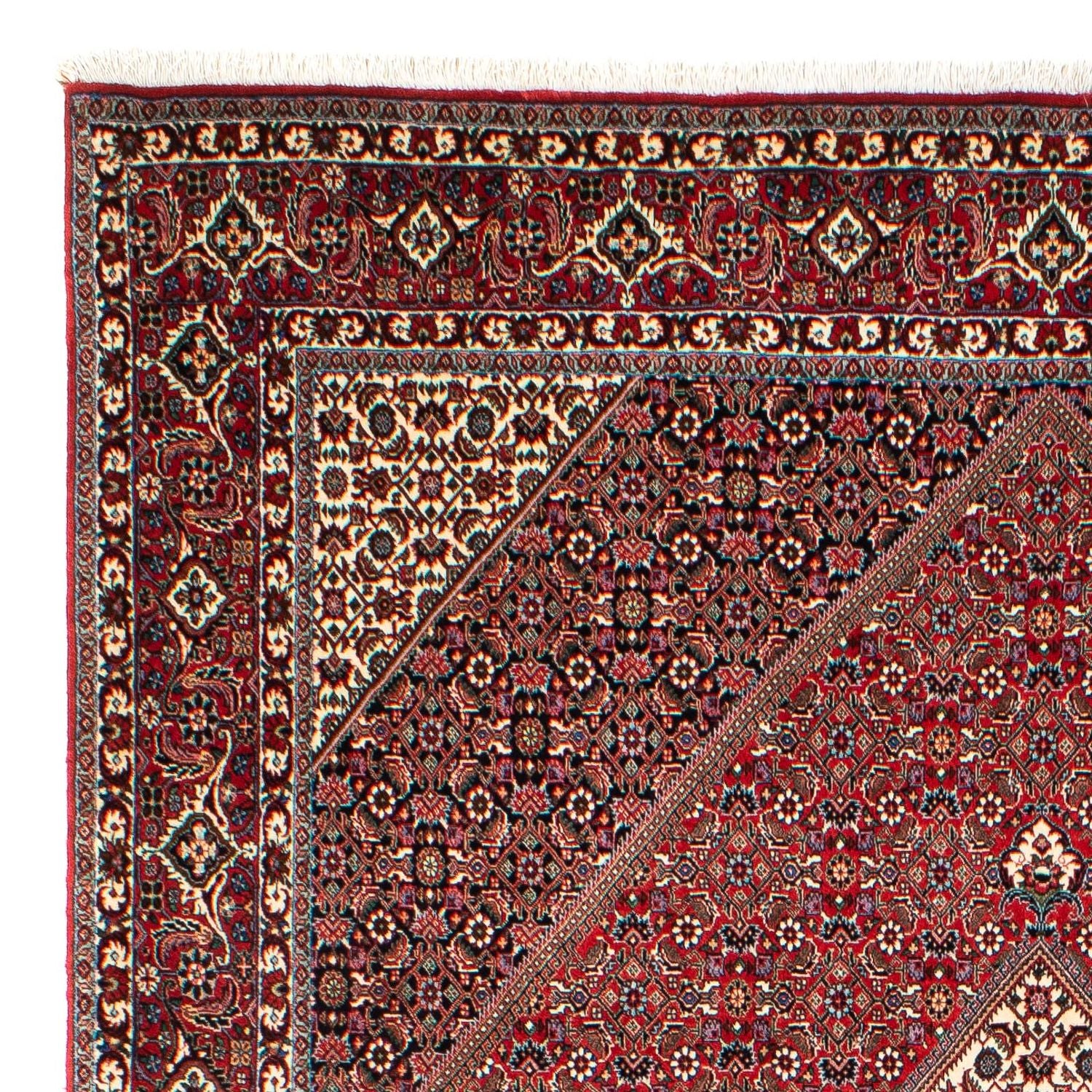 Tapis persan - Bidjar - 300 x 203 cm - rouge clair