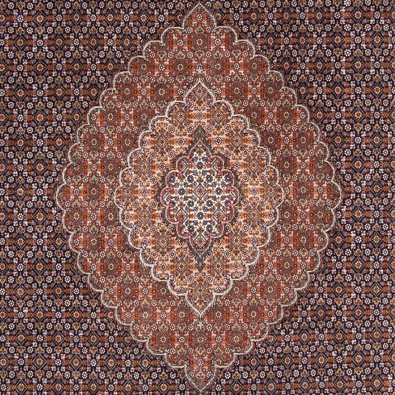 Tapis persan - Tabriz - 298 x 198 cm - bleu foncé