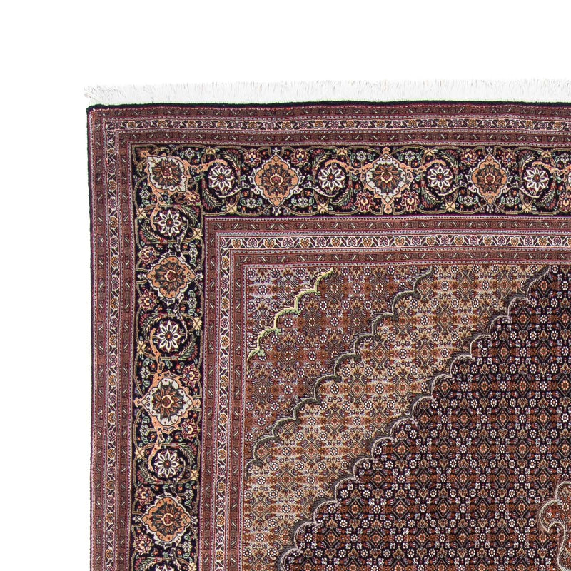 Tapis persan - Tabriz - 298 x 198 cm - bleu foncé