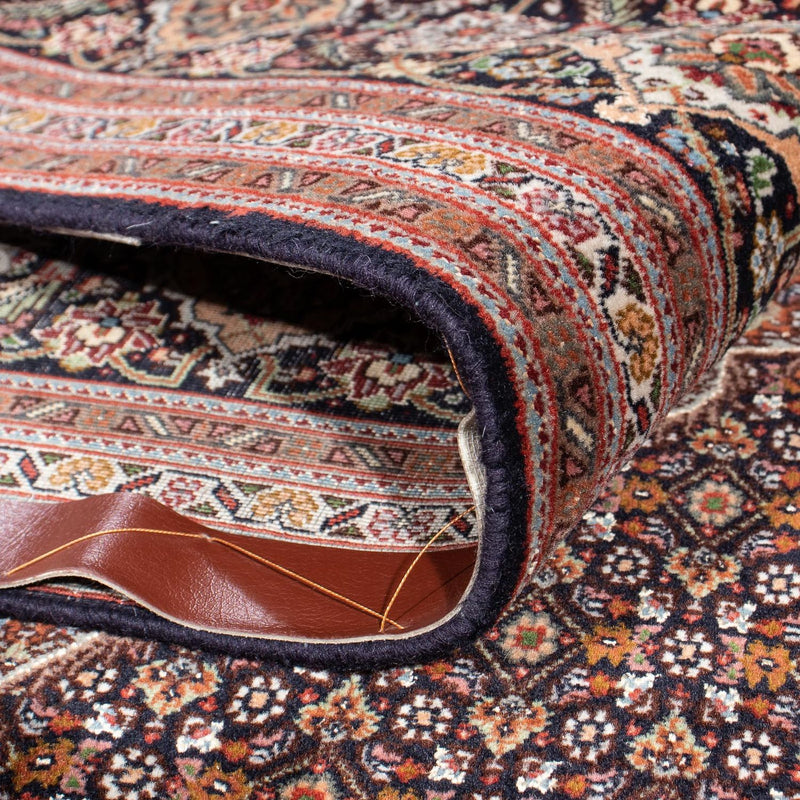 Tapis persan - Tabriz - 298 x 198 cm - bleu foncé