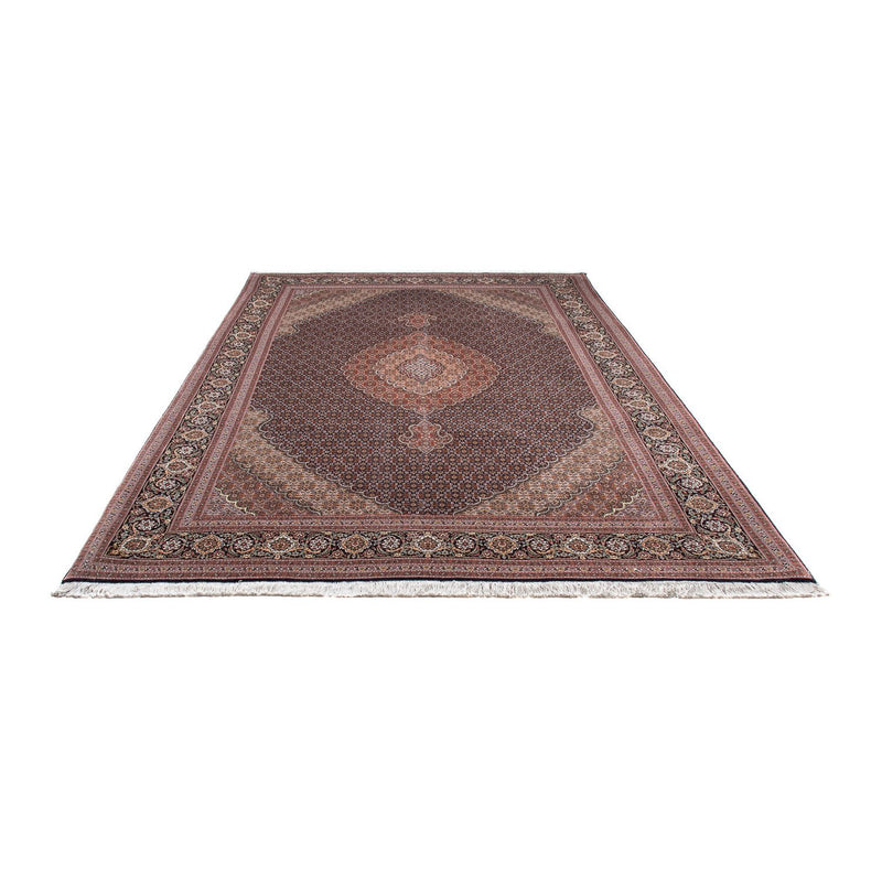 Tapis persan - Tabriz - 298 x 198 cm - bleu foncé