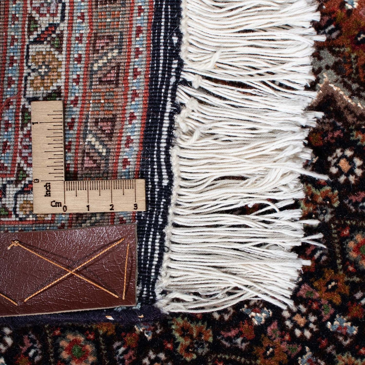 Tapis persan - Tabriz - 298 x 198 cm - bleu foncé