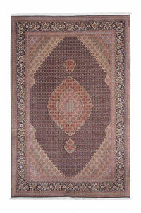 Tapis persan - Tabriz - Royal - 315 x 204 cm - bleu foncé