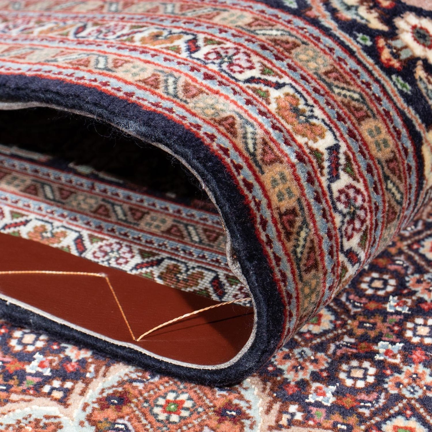 Tapis persan - Tabriz - Royal - 315 x 204 cm - bleu foncé