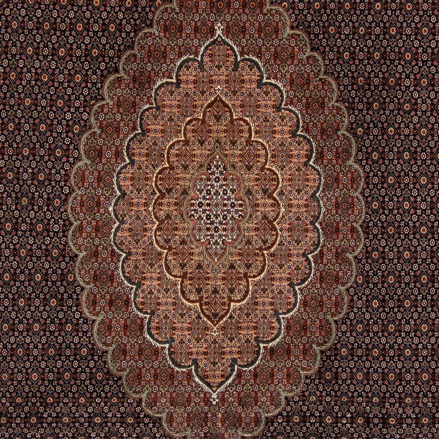 Tapis persan - Tabriz - 348 x 252 cm - marron