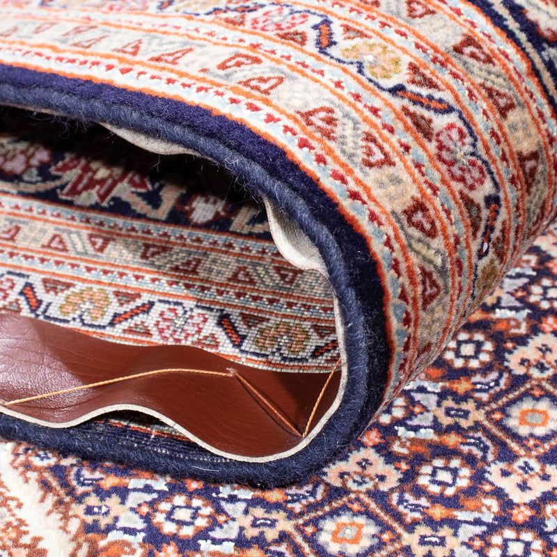 Tapis persan - Tabriz - 296 x 205 cm - bleu foncé