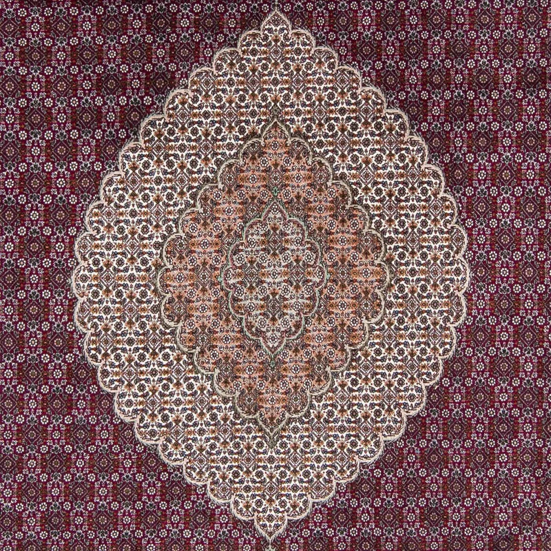 Tapis persan - Tabriz - 303 x 204 cm - rouge foncé