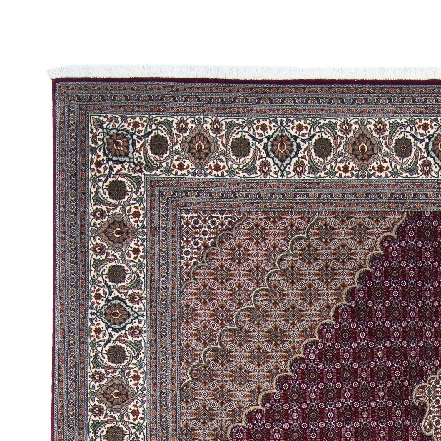 Tapis persan - Tabriz - 303 x 204 cm - rouge foncé
