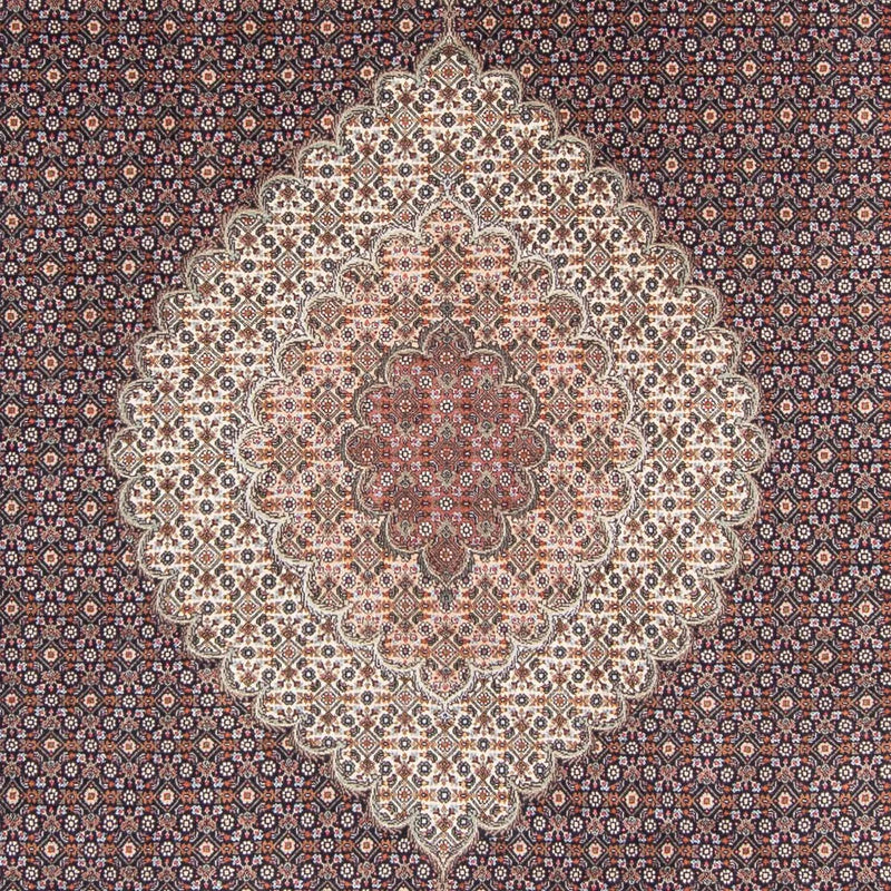 Tapis persan - Tabriz - 300 x 202 cm - bleu foncé