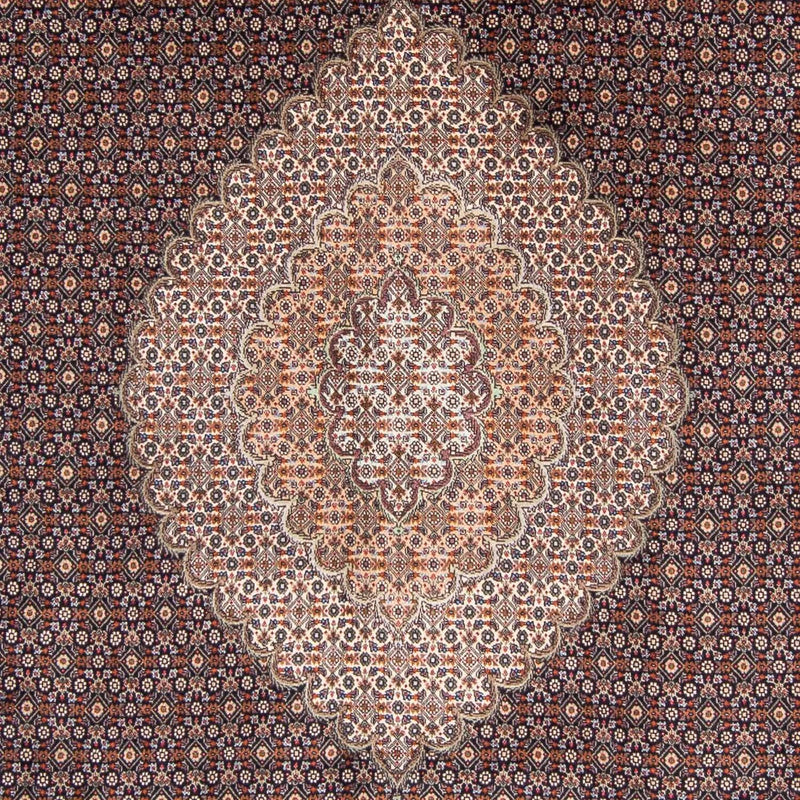 Tapis persan - Tabriz - 307 x 206 cm - bleu foncé