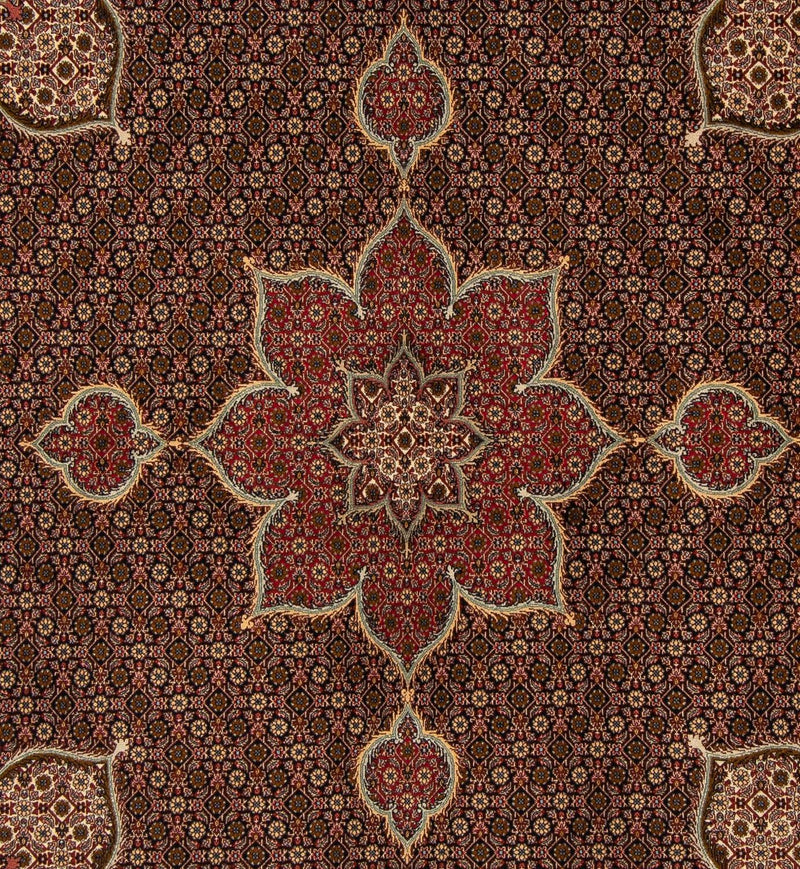 Tapis persan - Tabriz carré  - 211 x 204 cm - multicolore
