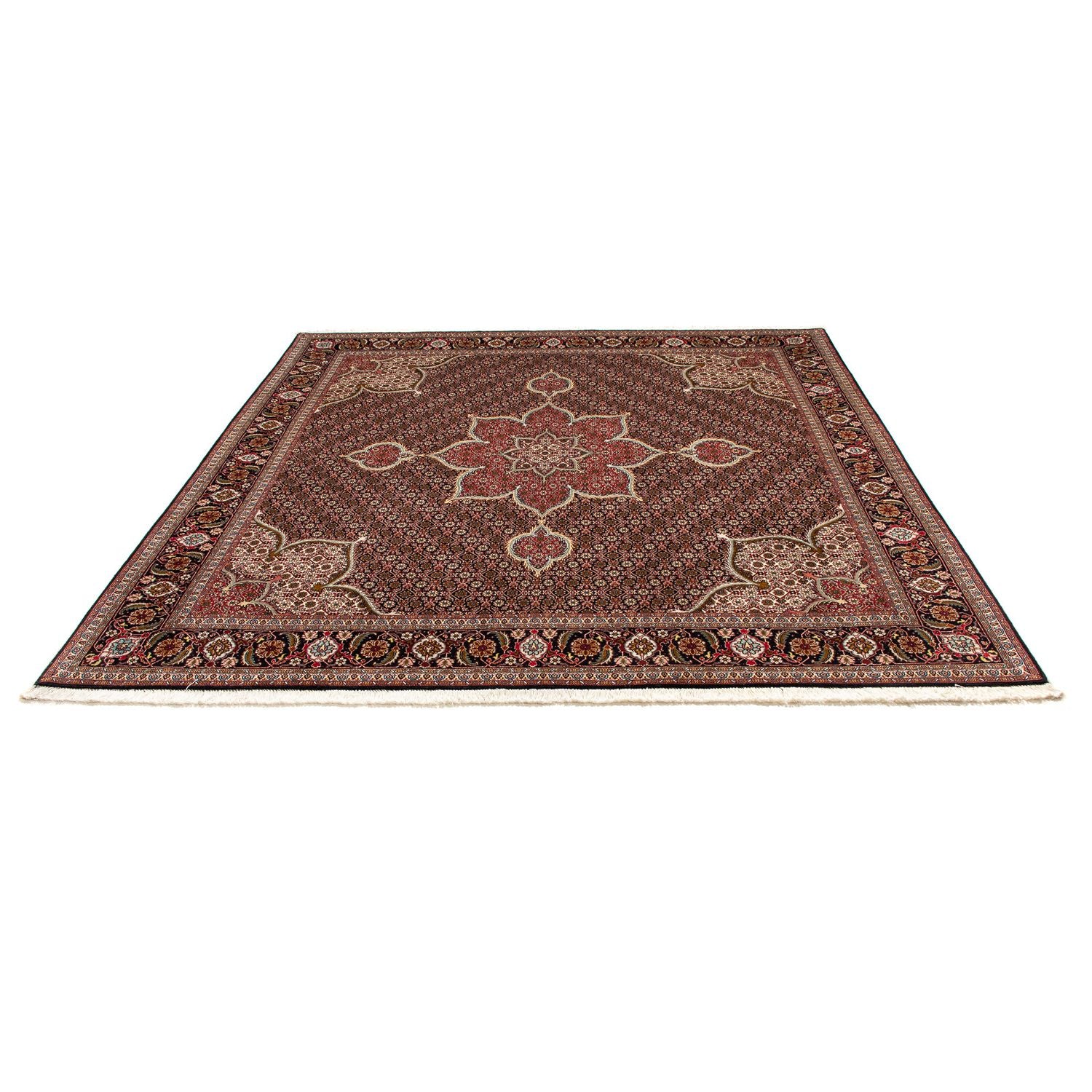 Tapis persan - Tabriz carré  - 211 x 204 cm - multicolore