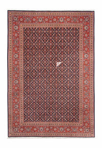 Tapis persan - Tabriz - 295 x 202 cm - bleu foncé