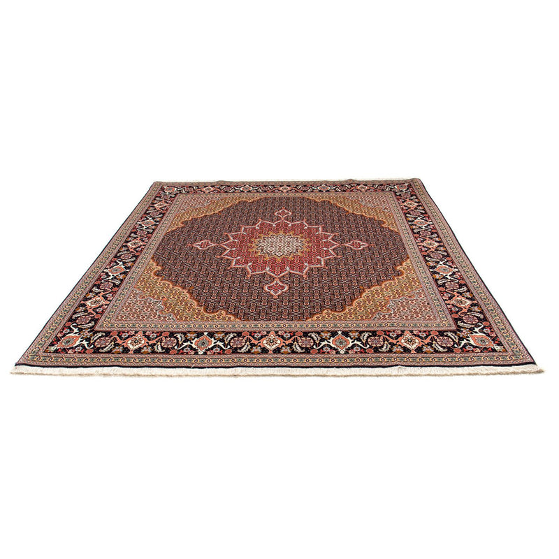 Tapis persan - Tabriz - Royal carré  - 219 x 200 cm - bleu foncé
