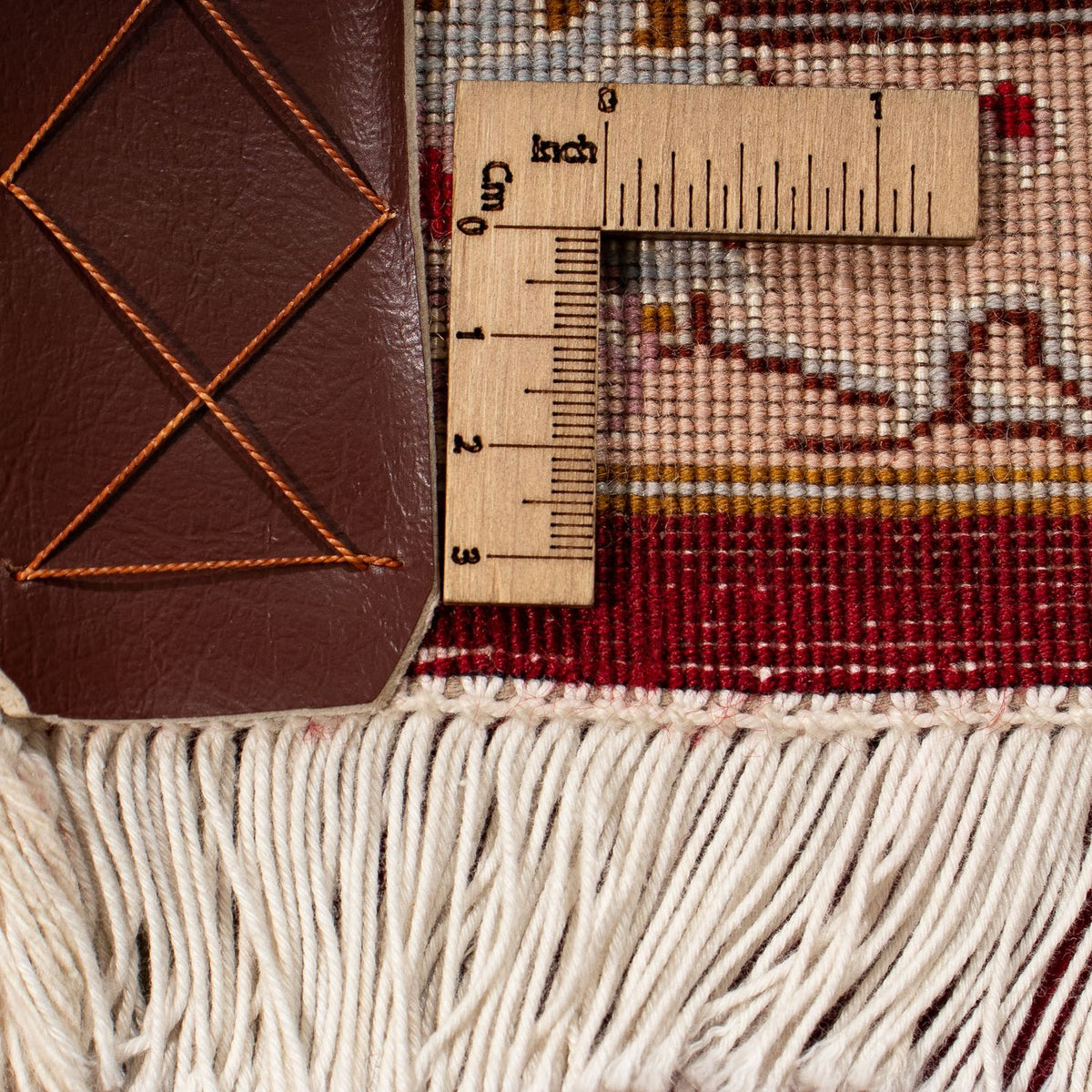 Tapis persan - Tabriz - Royal - 255 x 204 cm - rouge foncé