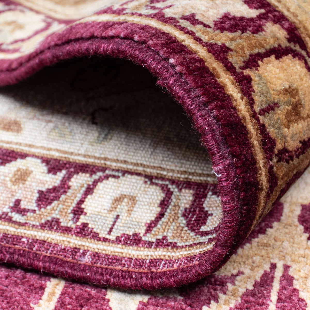 Tapis Ziegler - 281 x 228 cm - rouge foncé